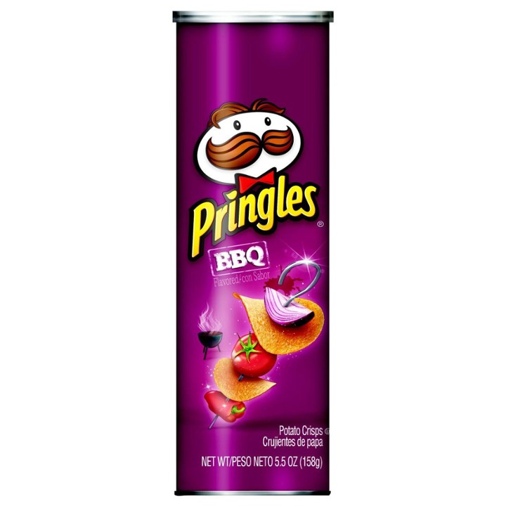 Pringles Potato Crisps Chips BBQ - 5.5 OZ