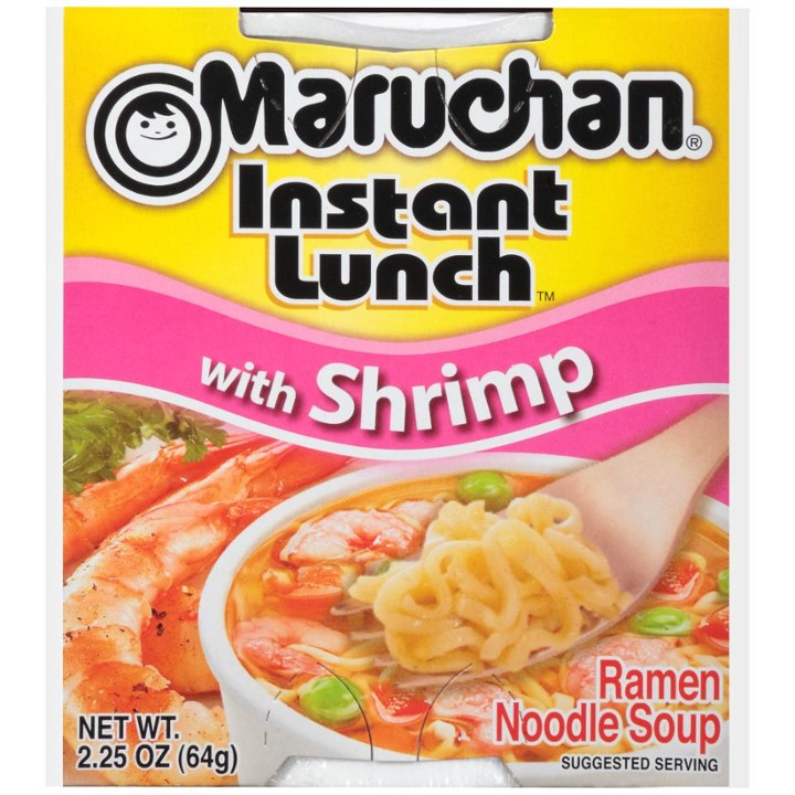 Maruchan Instant Lunch Shrimp Flavor Noodle Soup  2.25 Oz