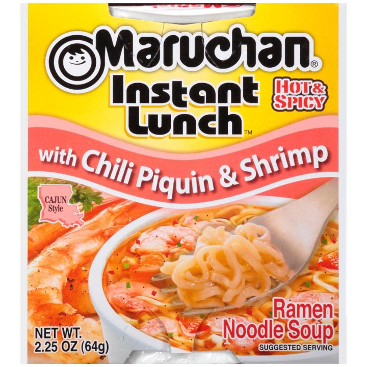 Maruchan Instant Lunch Ramen Noodle Soup with Chili Piquin