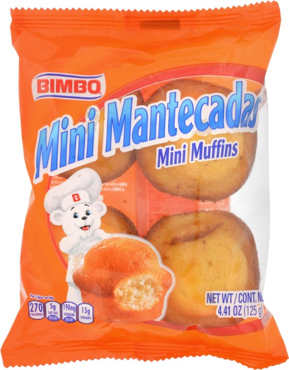 Bimbo Mini Mantecadas Muffins 4ct