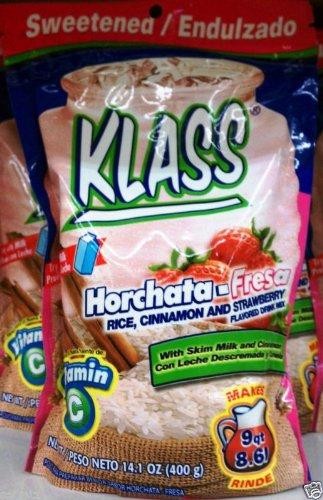 Klass Horchata Strawberry Mix 14.1 Oz