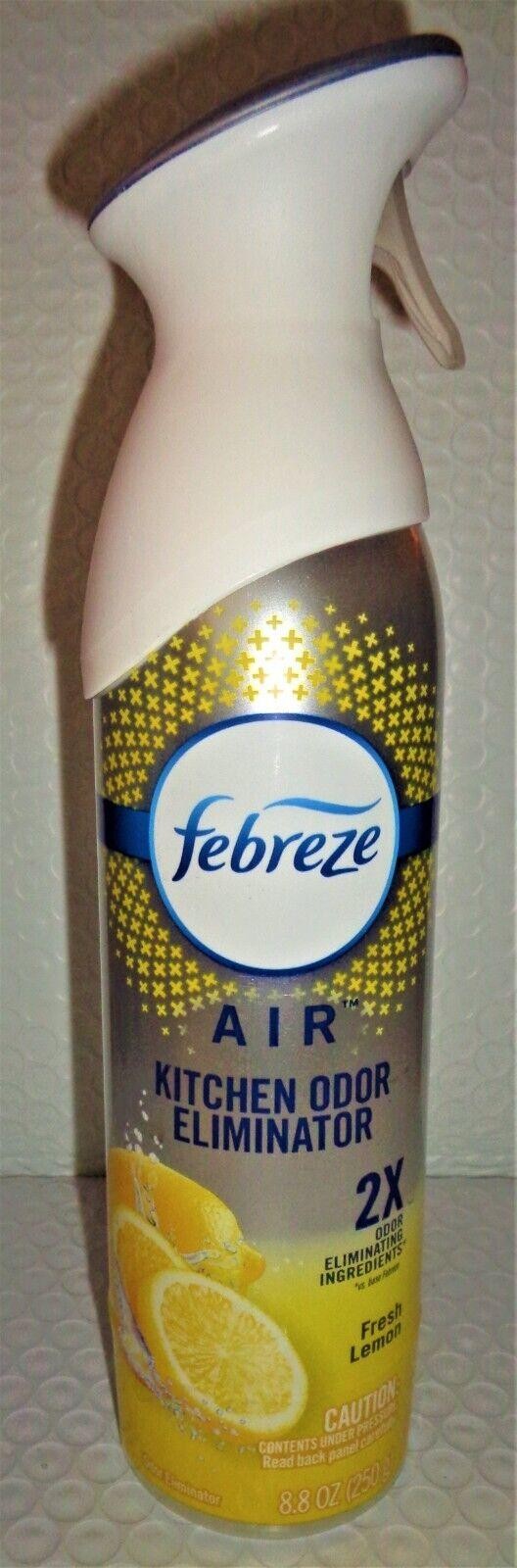 Febreze Aerosol Room Spray Air Freshener - Kitchen Odor Fighting Fresh Lemon Scent - 8.8oz