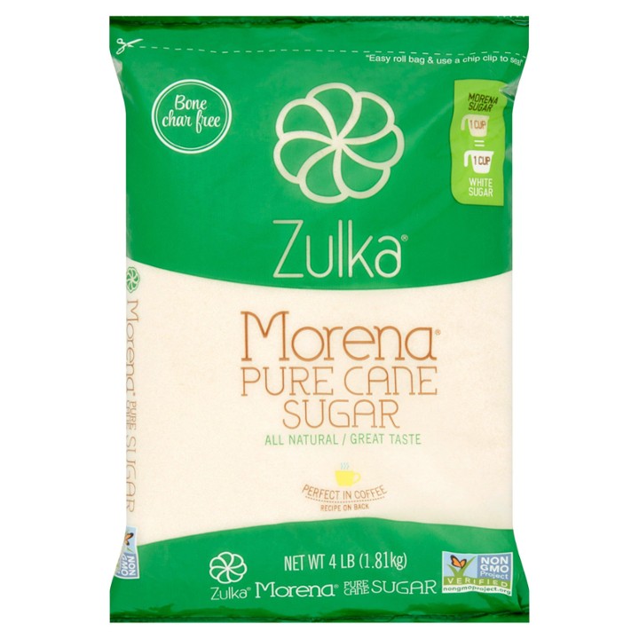 Zulka Morena Pure Cane Sugar - 4lbs