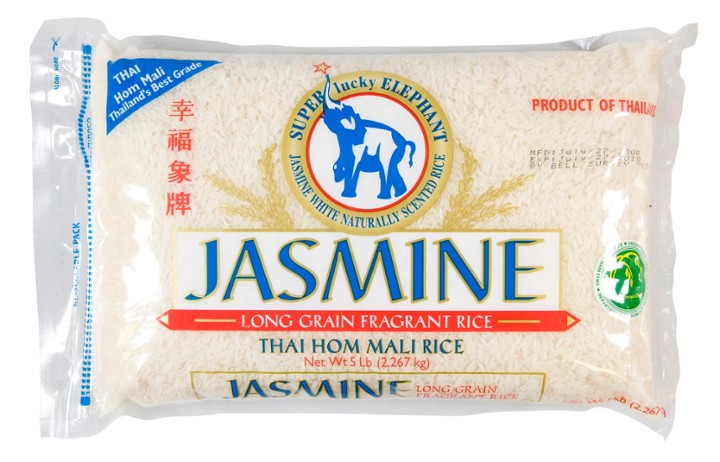 Super Lucky Elephant: Jasmine Rice, 5 Lb (2660409)