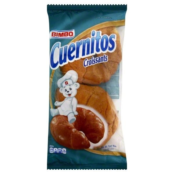 Bimbo Cuernitos Croissants  2 Count  3.53 Oz Bag