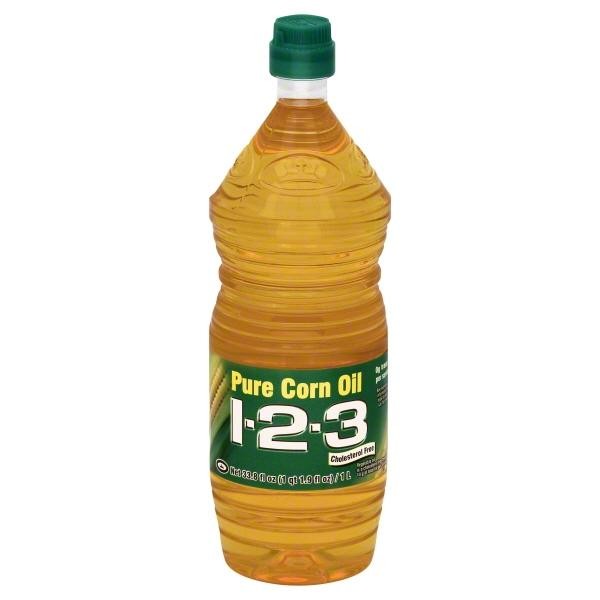 1-2-3 Pure Corn Oil  33.8 Fl Oz