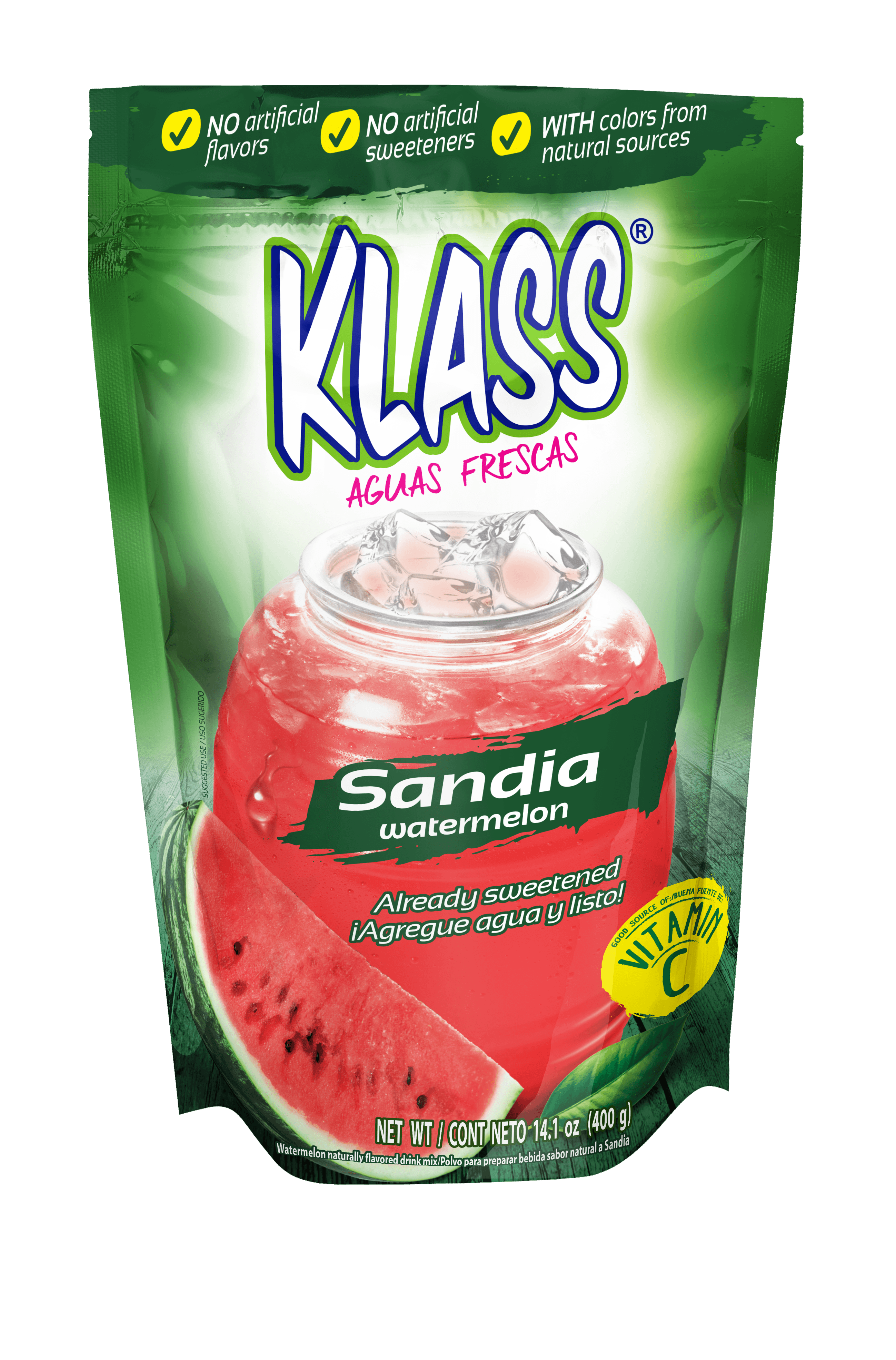 Klass Watermelon Naturally Flavored Drink Mix