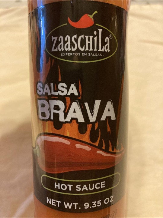 Zaaschila Salsa Brava Hot Sauce 9.35 Ounces Made by Salsa Experts