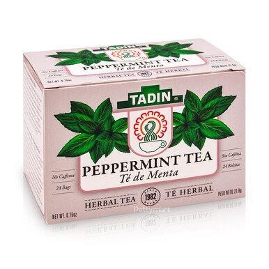 Tadin Peppermint Herbal Tea Bags, 24 Count, 0.76 Oz