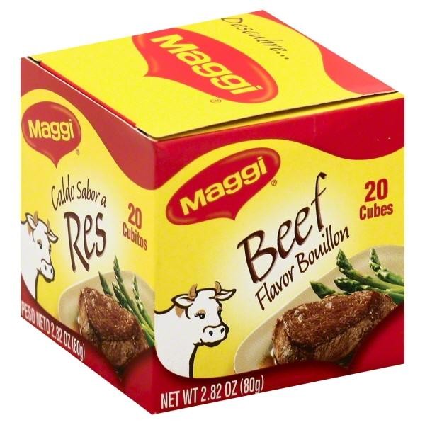 MAGGI Beef Flavor Bouillon Cubes 2.82 Oz. Box
