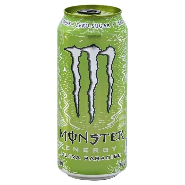 Monster Ultra Paradise  Sugar Free Energy Drink  16 Fl Oz