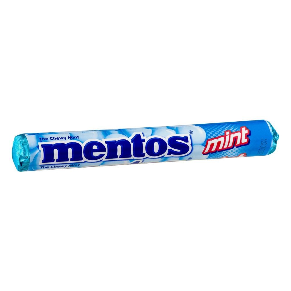 Perfetti Van Melle Mentos Chewy Mint Candy Roll, Mint