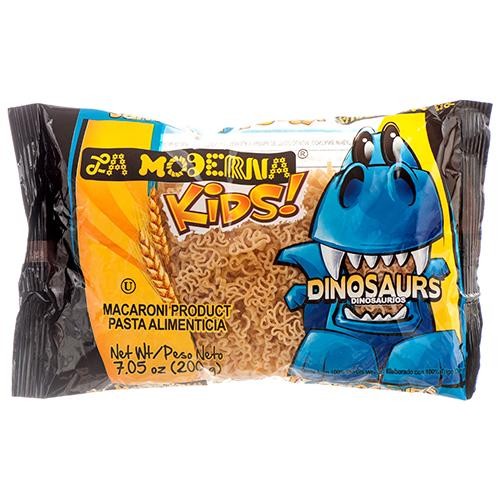 La Moderna Dinosaur Pasta Has Been of Preference for Many Generations  Made from 100% Durum Wheat with a 7 Oz Convenient Size. to Cook This Delicious