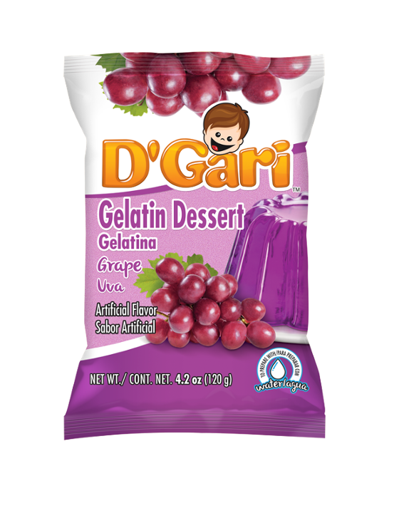 Gelatin Dessert Grape