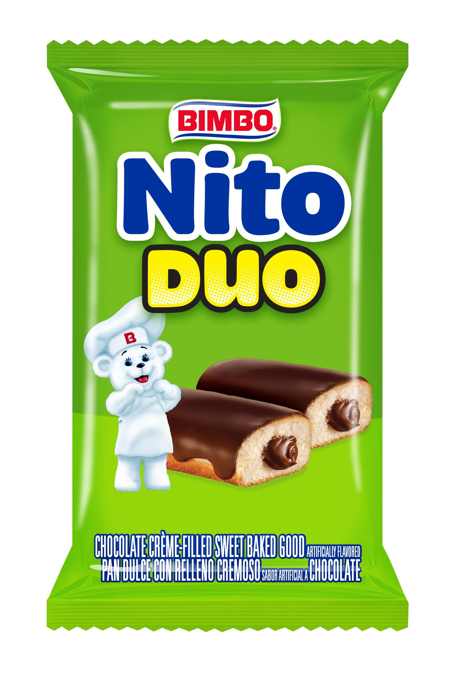 Bimbo Nito Duo Chocolate, Single Serving Individually Wrapped