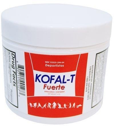 Deportistas Kofal - T Fuerte - External Analgestic Ointment 4oz