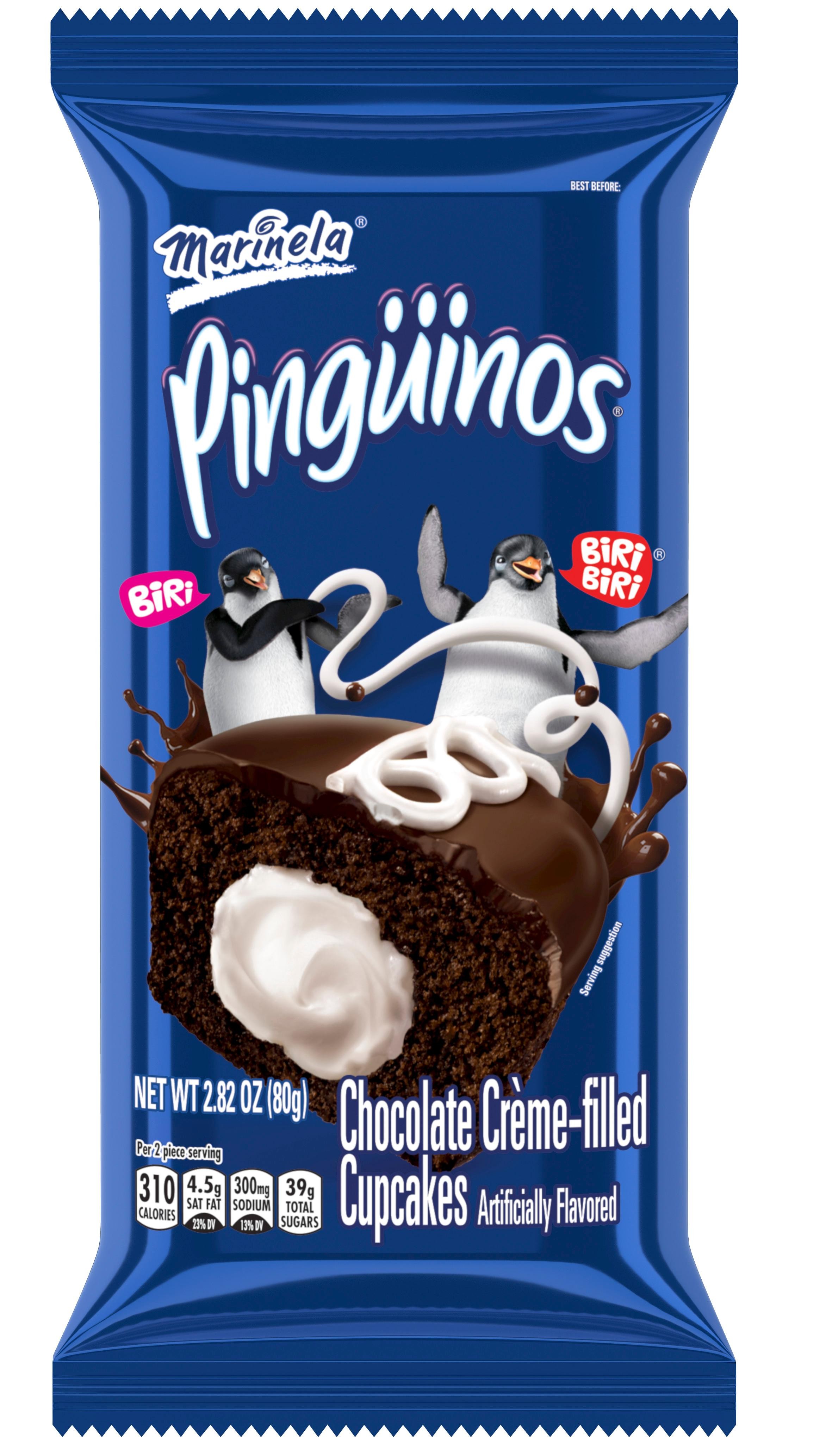 Pinguino Creme Filled Chocolate Cupcakes 2ct