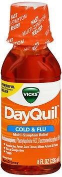 Vicks Dayquil Cold Flu Multi-Symptom Relief Liquid 8 Oz by Vicks
