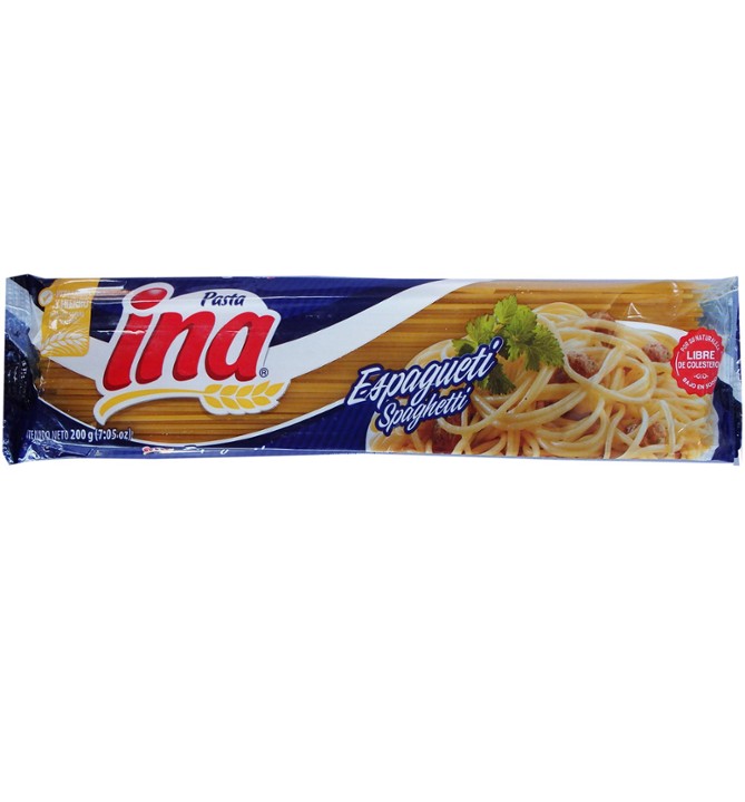 Ina Spaghetti Noodle 7.05 Oz - Spaguetti - Pack of 1