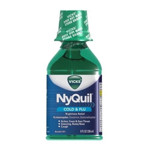 Vicks Nyquil Cold & Flu Relief Liquid 8oz