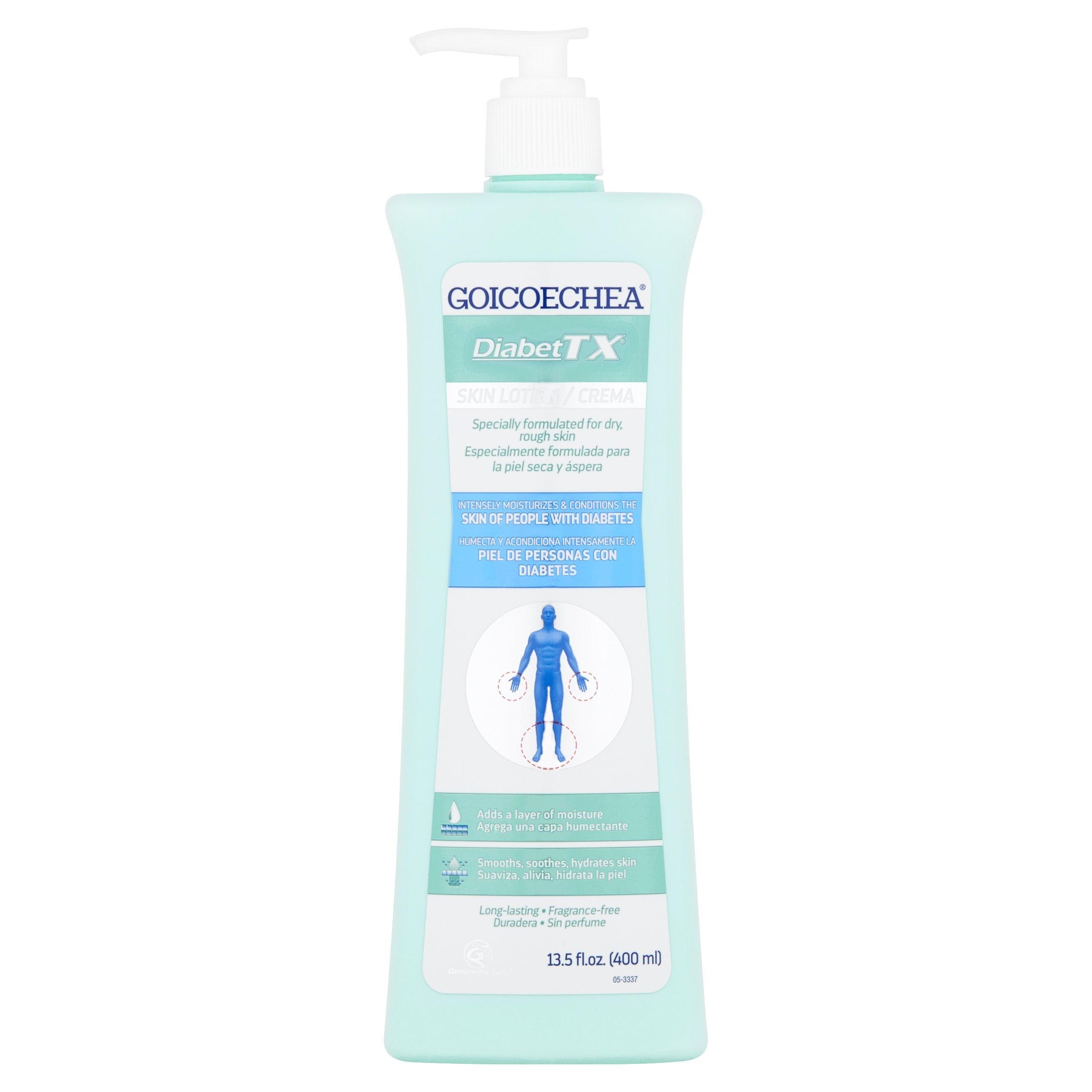 Goicoechea DiabetTX Dry Skin Moisturizer Lotion Fragrance-Free - 13.5 Oz