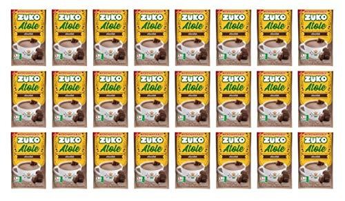 Zuko Atole Chocolate Instant Corn Starch Mix | Fortified with Vitamins | Just Add Hot Water | Microwaveable in Only 2 Minutes | 1.6 Ounce (Pack of 24)