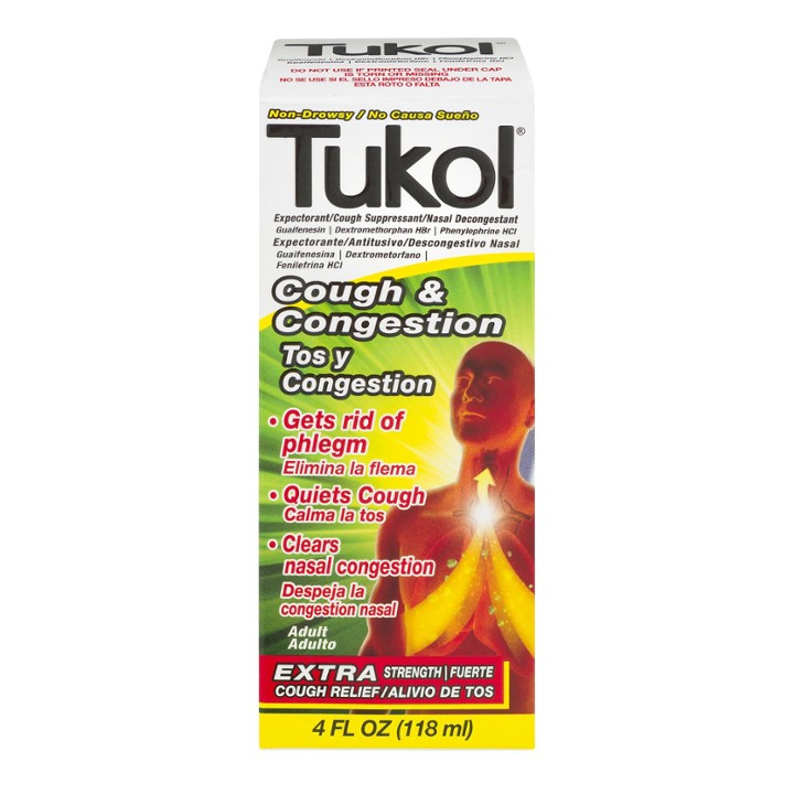 Tukol Cough & Congestion Liquid Extra Strength 4 Oz by Tukol