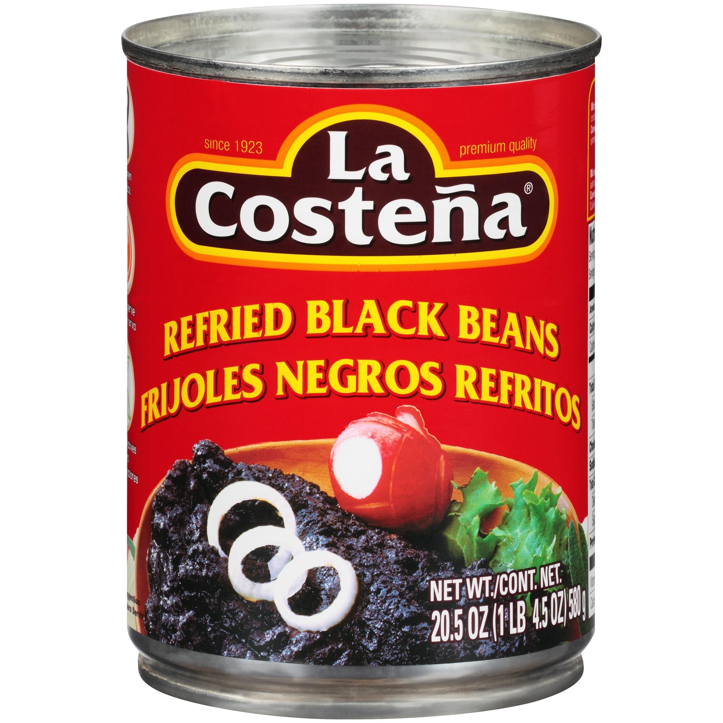 La Costena: Refried Black Beans, 20.5 Oz (2642319)