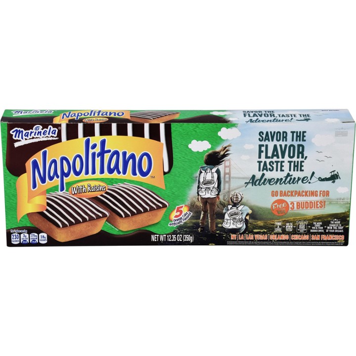 Marinela Napolitano Orange Snack Cakes  5 Count  12.35 Oz