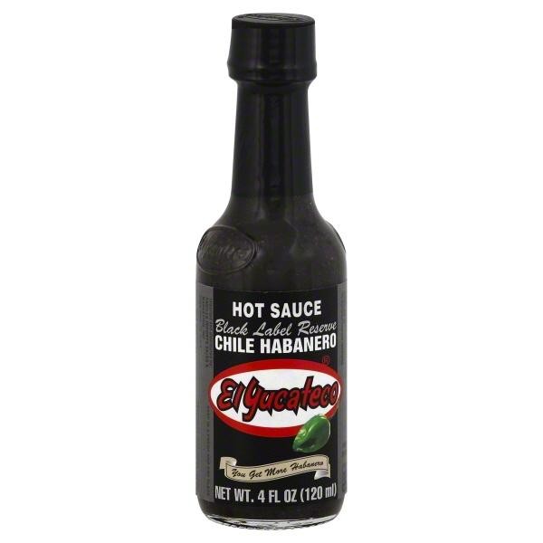 El Yucateco Black Label Reserve Chile Habanero Hot Sauce  4 Oz
