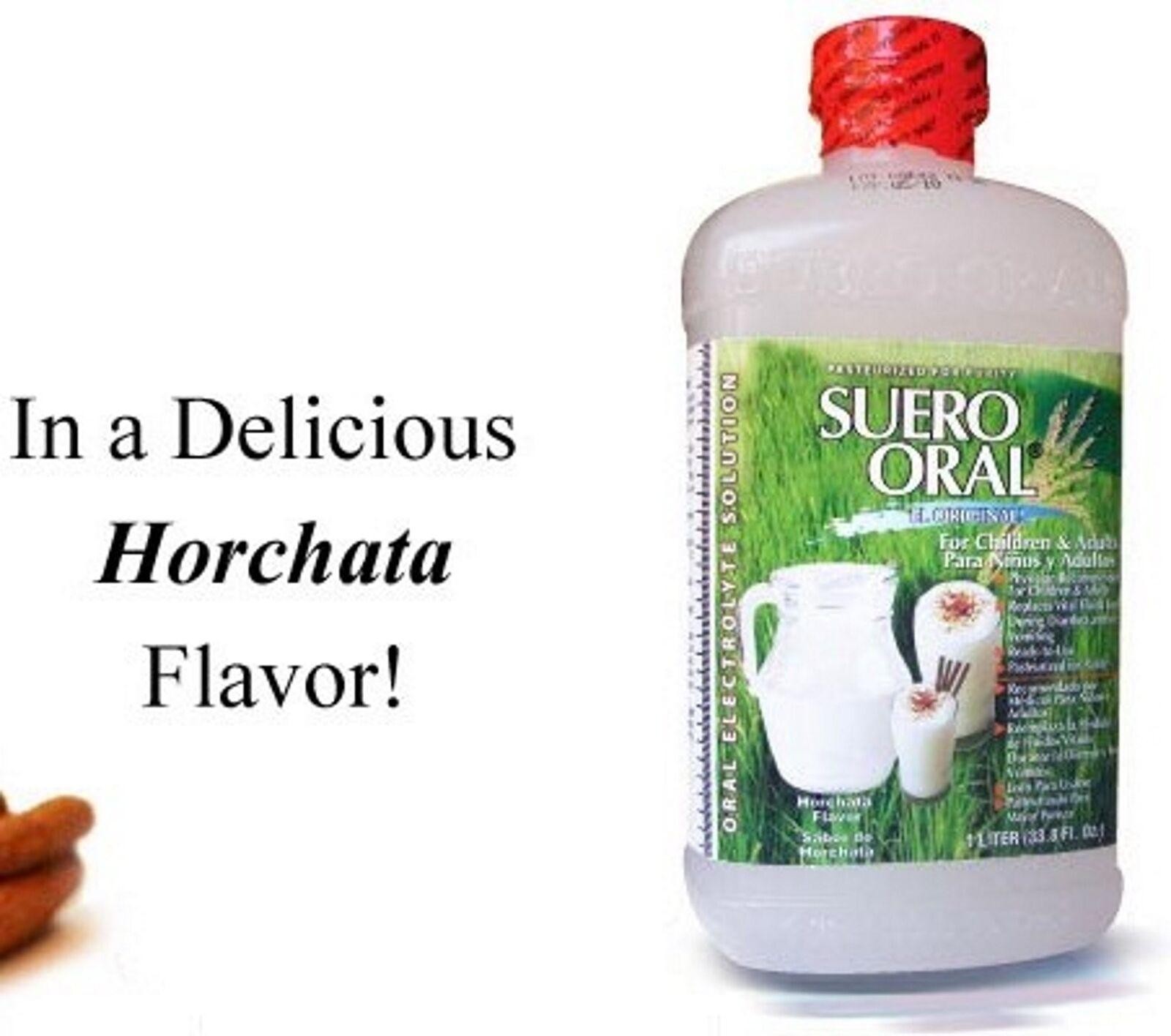 Suero Oral Horchata Flavor Electrolyte Solution, 1 LT
