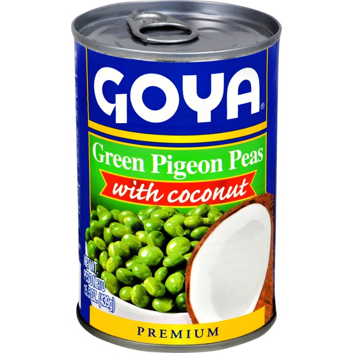 Goya, Premium Green Pigeon Peas with Coconut