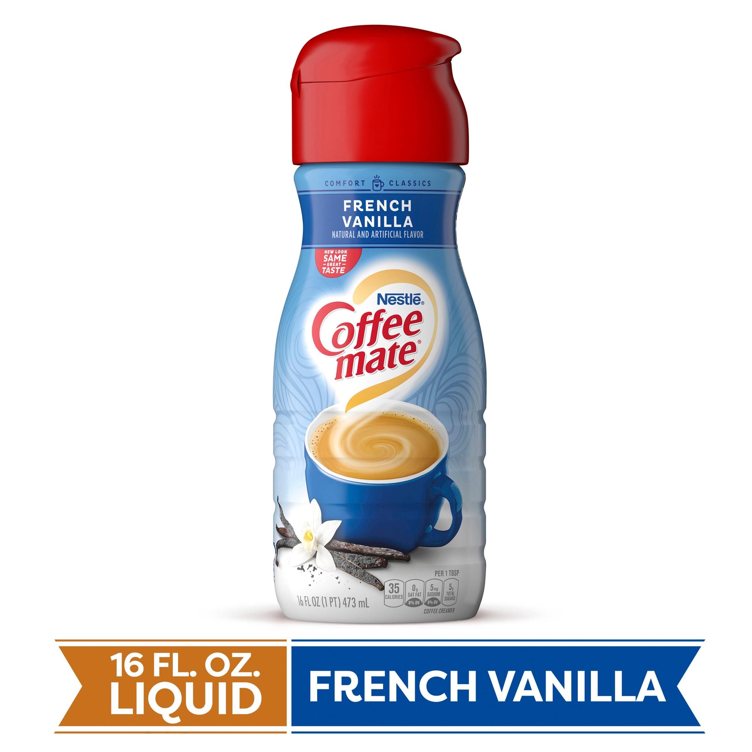 Coffee-mate Liquid Coffee Creamer, French Vanilla - 16 Fl Oz
