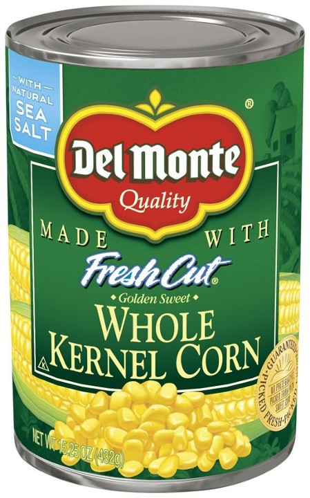 Del Monte Fresh Cut Golden Sweet Whole Kernel Corn - 15.25 Oz