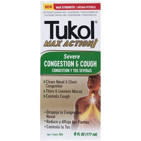 Tukol Severe Congestion & Cough Relief Liquid - 6.0 Fl Oz
