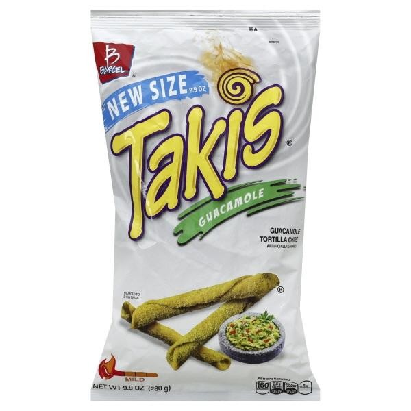 Takis Guacamole Rolled Tortilla Chips, 9.9 Oz