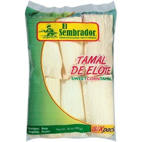 El Sembrador Sweet Corn Tamal, 6 Ct, 30 Oz.