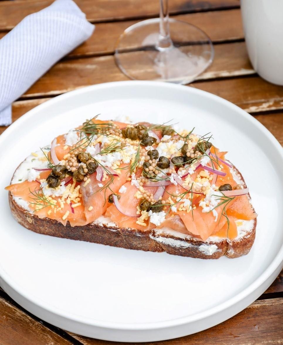 Lox on Toast