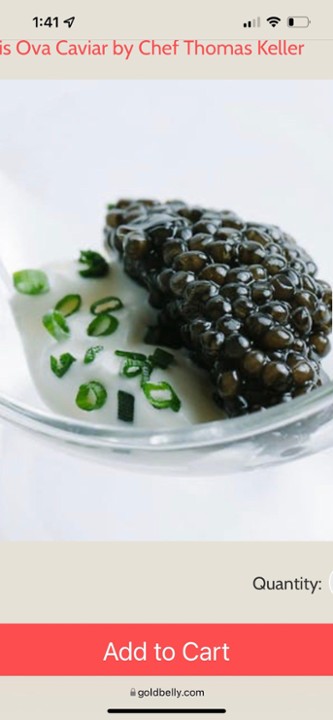 Caviar Board