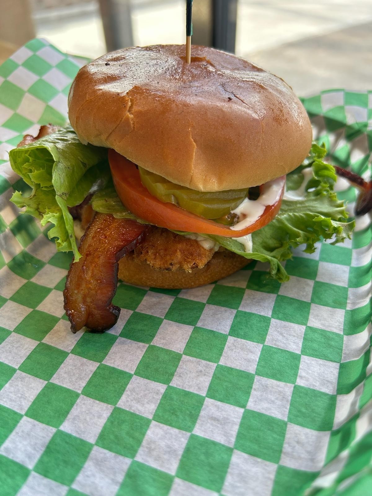 Crispy Chicken Bacon Ranch Sandwich