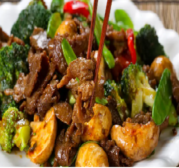 B4. Beef with Mixed Vegetables