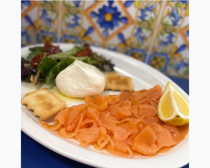 Scottish Smoked Salmon with Mozzarella Cheese