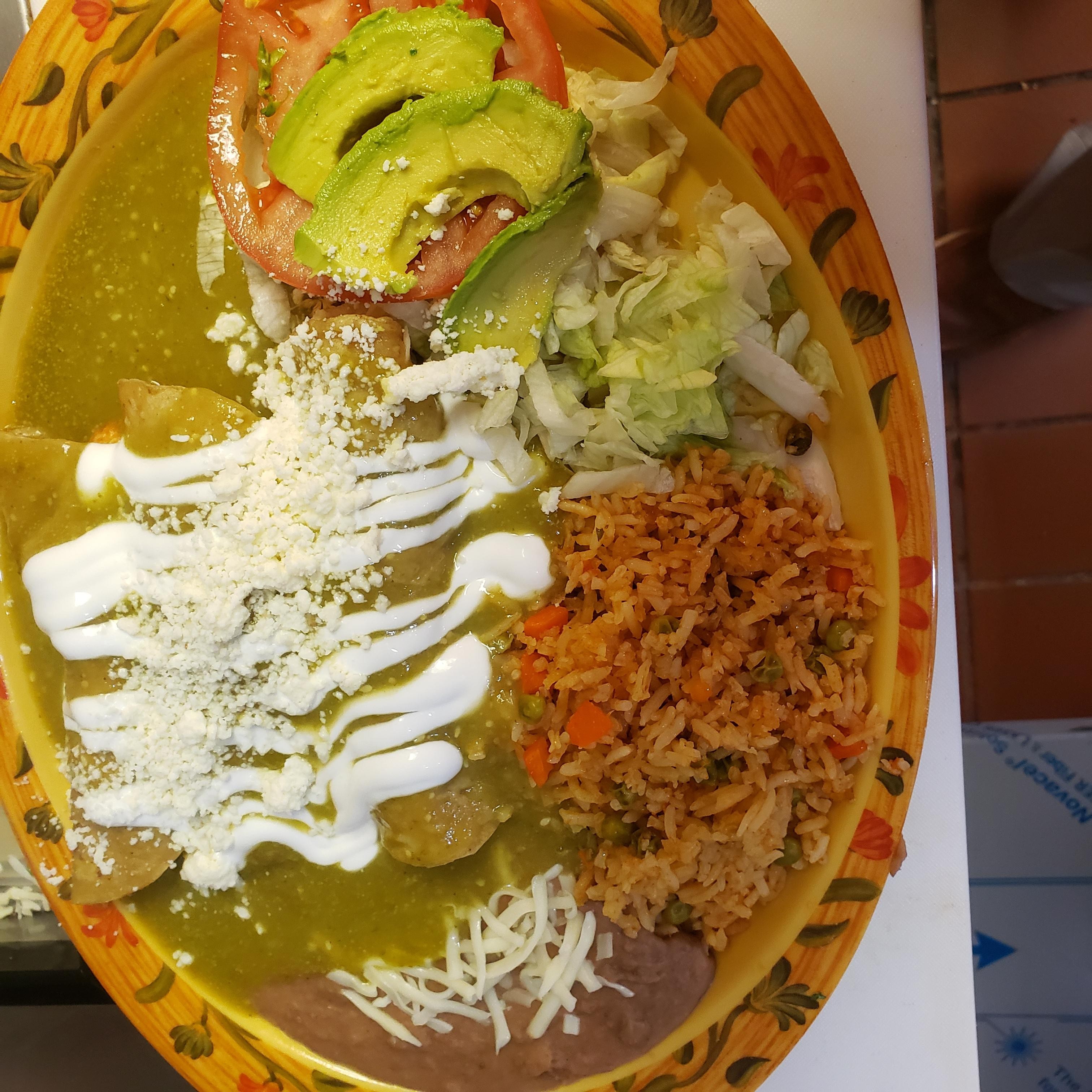Green Enchiladas