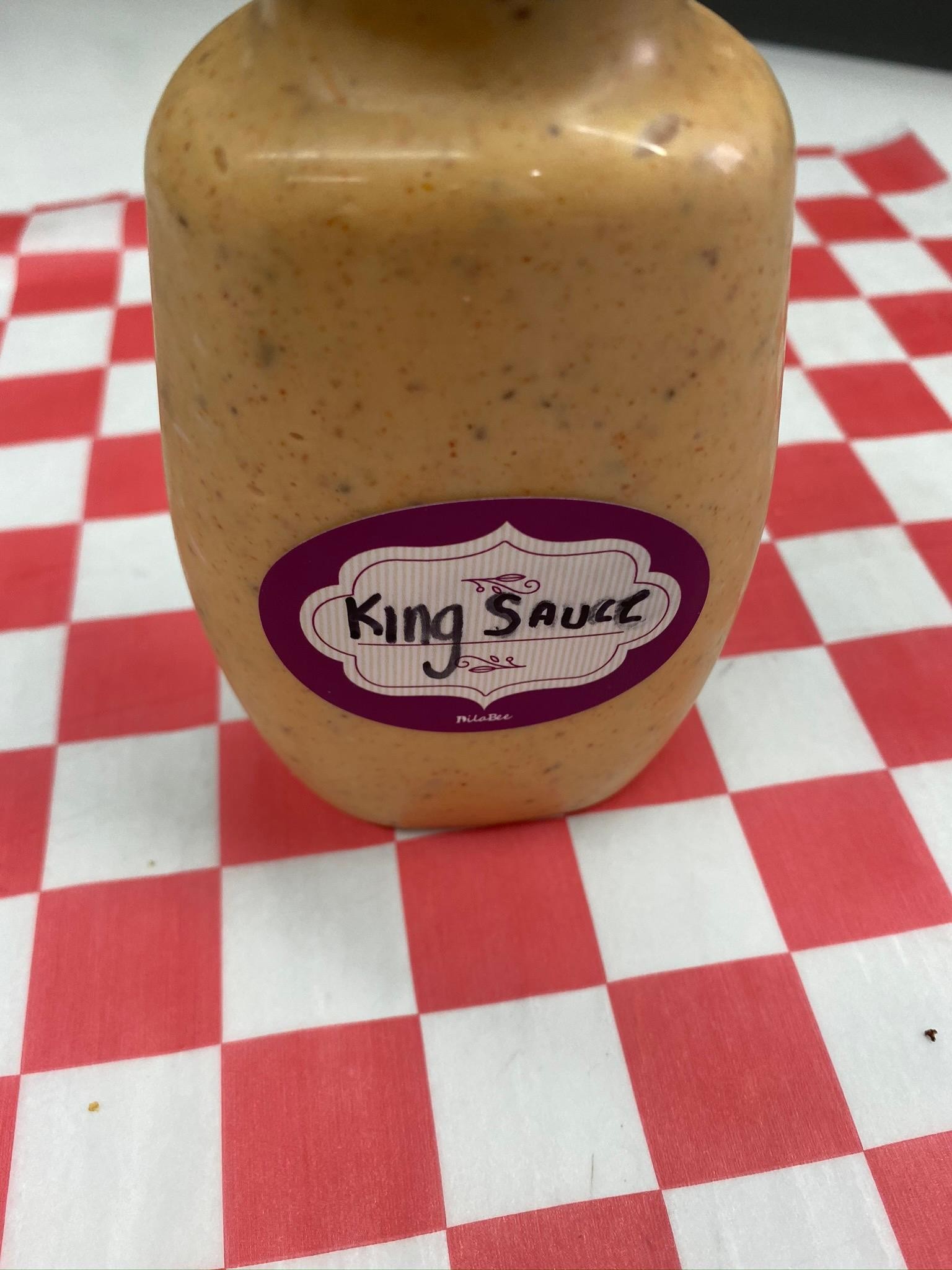 Bottle of King Sauce