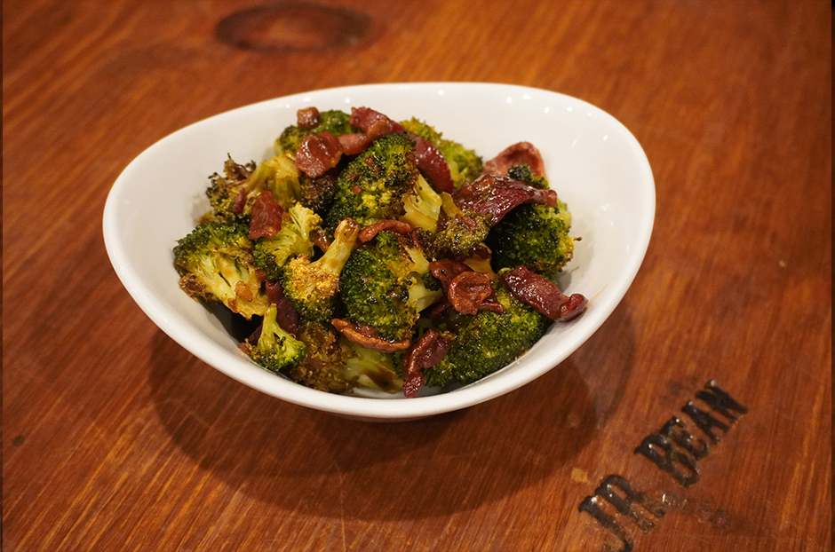 Roasted Broccoli with Bacon