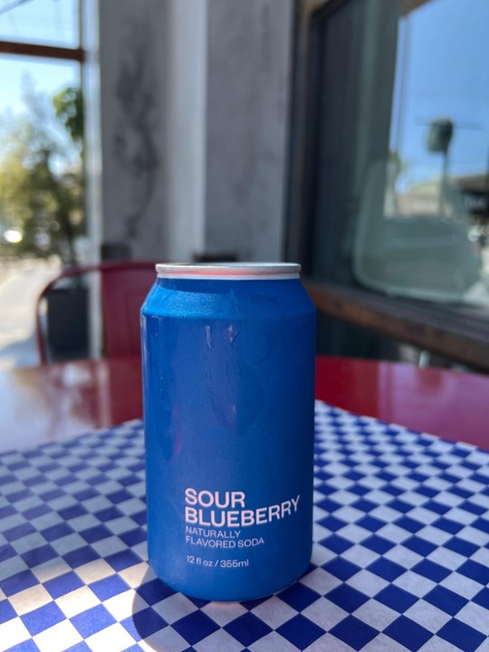 United Sodas of Sour Blueberry 120z