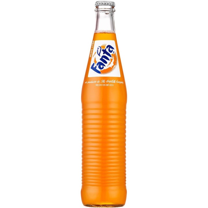 Fanta Orange Mexican Bottle (1/2 liter)