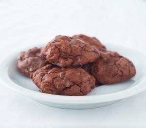 Chocolate Walnut Truffle Cookies