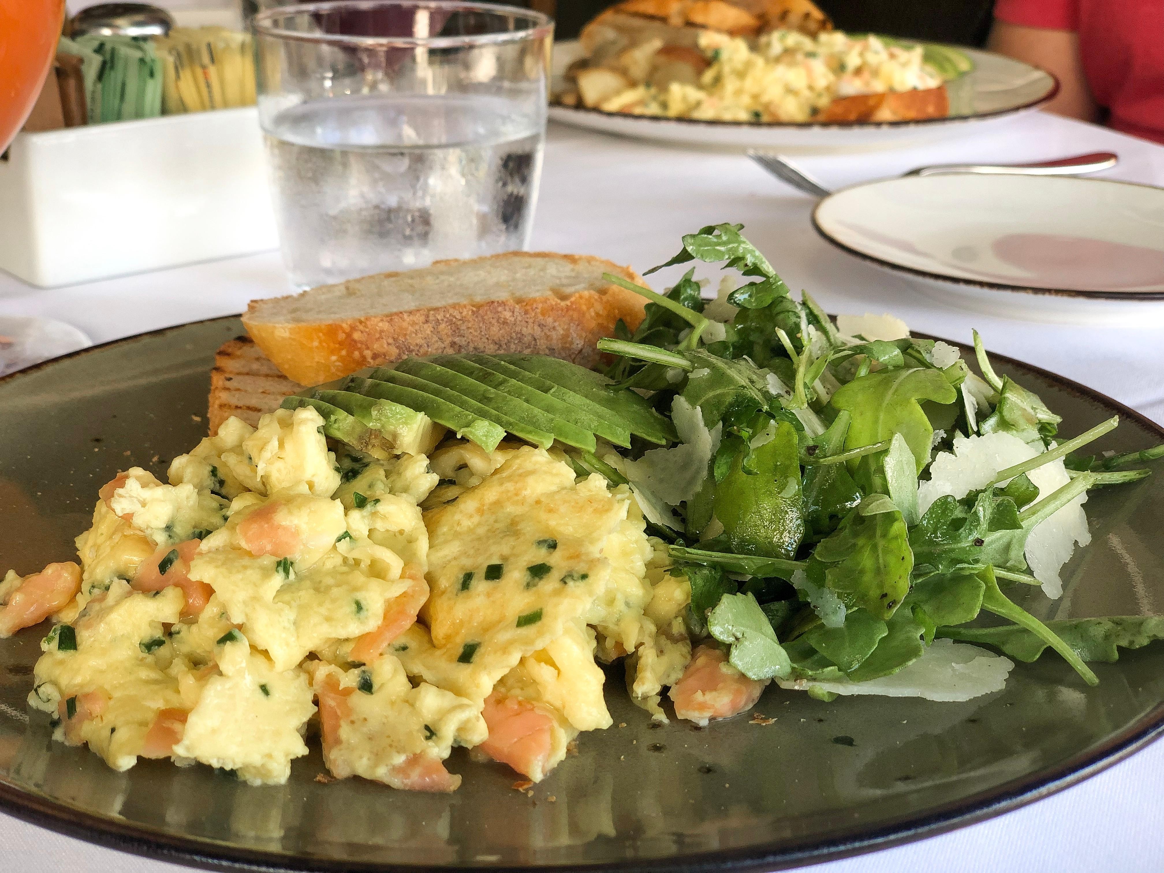 Eggs Scrambled with Smoked Salmon