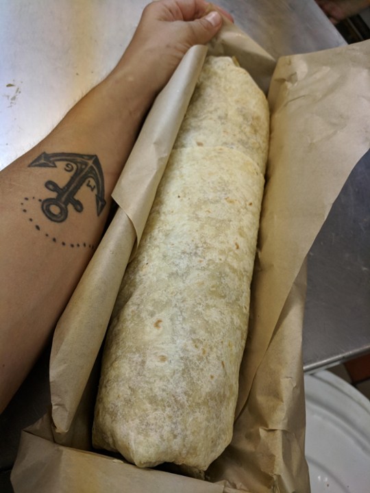 DOUBLE-WIDE BURRITO